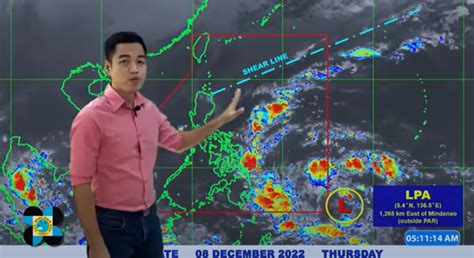 Weather Update Lpa Approaches Mindanao And E Visayas Causing Rain