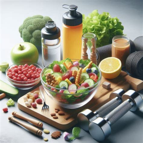 healthy food lifestyle  diet health concept stock illustration