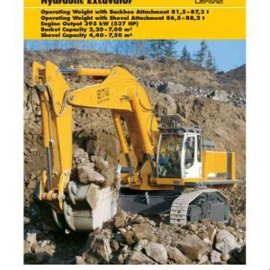 Liebherr Crawler Excavator R Litronic Operator S Manual