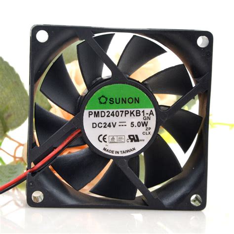 1pc SUNON PMD2407PKB1 A 7020 7CM 24V 5 0W 2 Wire Inverter Cooling Fan