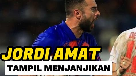 Aksi Menjanjikan Jordi Amat Vs Lokomotiv Moscow International Club