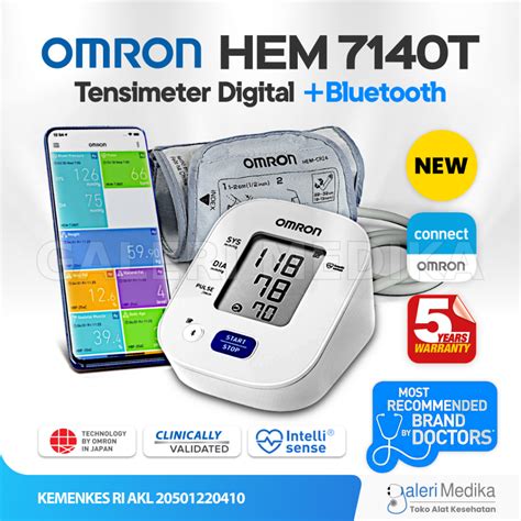 Jual Tensimeter Digital Omron HEM 7140T Bluetooth Omron HEM 7140T