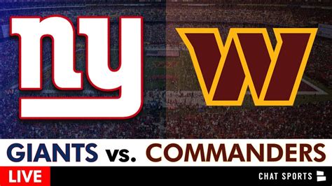 Giants Vs Commanders Live Streaming Scoreboard Free Play By Play