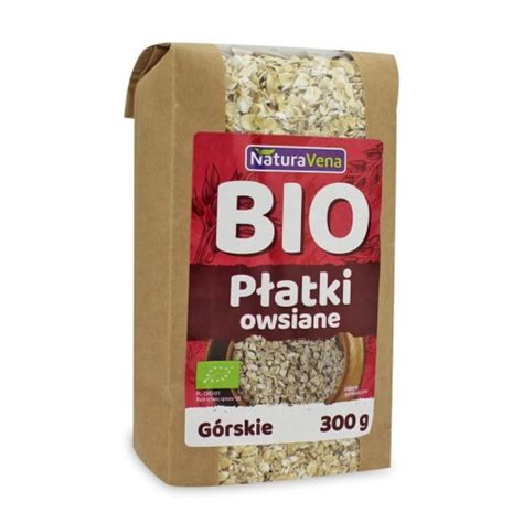 PŁATKI OWSIANE GÓRSKIE BIO 300 g NATURAVENA sklep internetowy