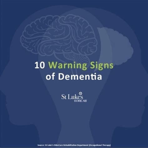 10 Warning Signs of Dementia | St Luke's ElderCare