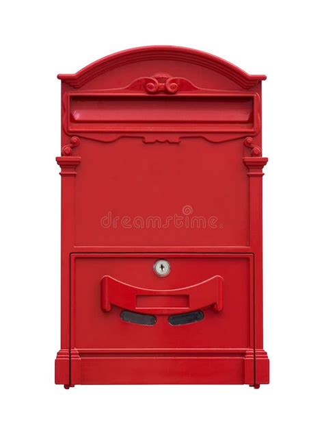 Red mail box stock image. Image of correspondence, objectsequipment ...
