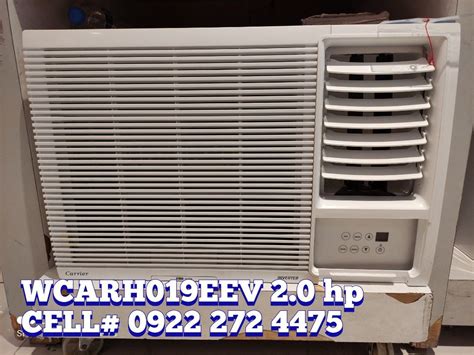 Carrier Inverter Window Type Airconditioner WCARJ009EEV 1hp