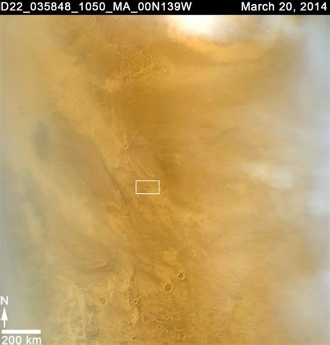 Largest Crater Spotted On Mars Using Before And After Pictures