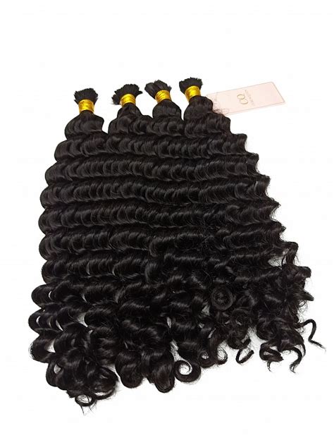 Natural Deep Wave Human Hair Braiding Hair - Home - CurlsQueen