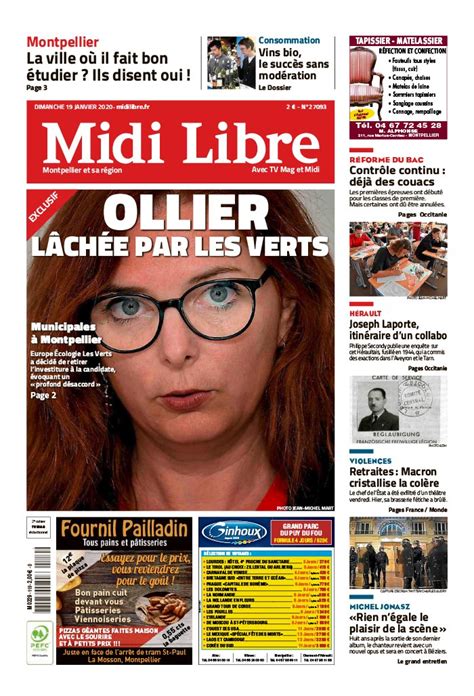 Midi Libre N Du Janvier T L Charger Sur Ipad