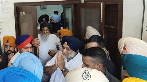 2015 Kotkapura Firing Case Badals Submit Bail Bonds In Faridkot Court