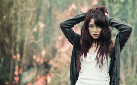 Wallpaper Girl Brunette Asian Blur Model 2560x1600 Wallup 650831 HD Wallpapers