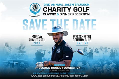 Second Annual Jalen Brunson Charity Golf Tournament - Second Round ...