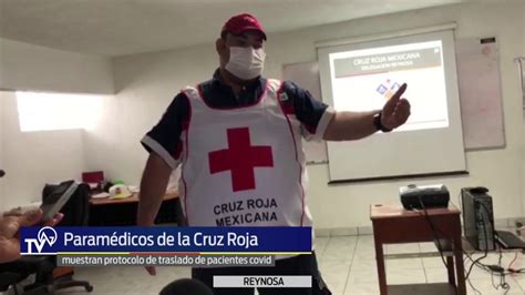 Param Dicos De La Cruz Roja Muestran Protocolo De Traslado De Pacientes