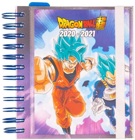 ERIK Agenda escolar 2020 2021 día página M Dragon Ball 11 meses