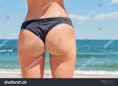Beautiful Woman Bikini Sexy Female Buttocks Stock Photo 1129665497 Shutterstock
