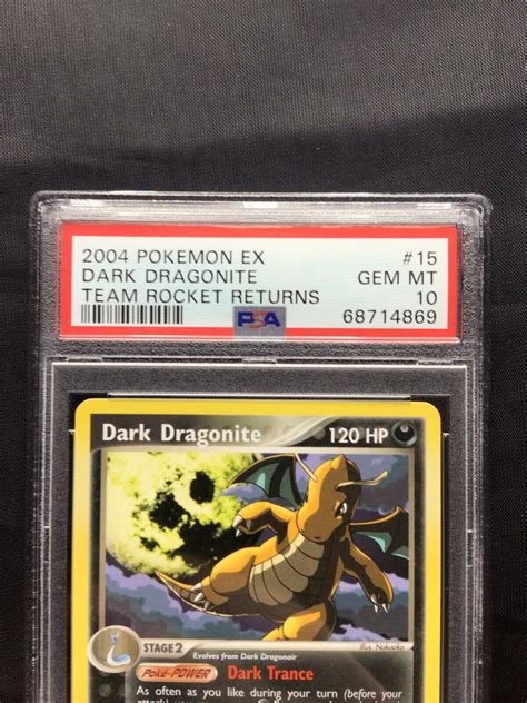 Mavin Pokemon Cards EX Team Rocket Returns Rare Dark Dragonite 15