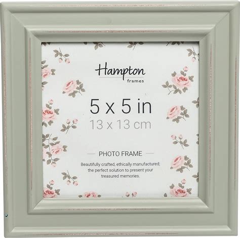 Hampton Frames Paloma Distressed Square Picture Photo Frame Sage Green