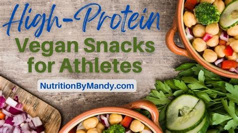 10 High Protein Vegan Snacks For Athletes Nutrition By Mandy