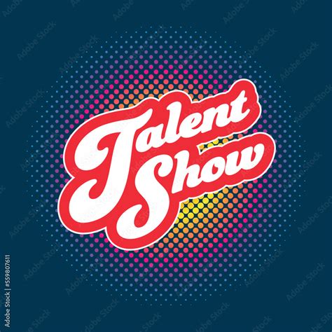 Talent Show Charity Event Logo or Branding Stock Vector | Adobe Stock