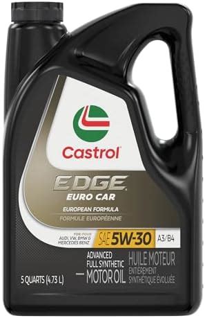Amazon.com: Castrol Edge Euro 0W-30 A3/B4 Advanced Full Synthetic Motor ...
