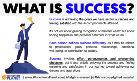 What is Success | Definition of Success 