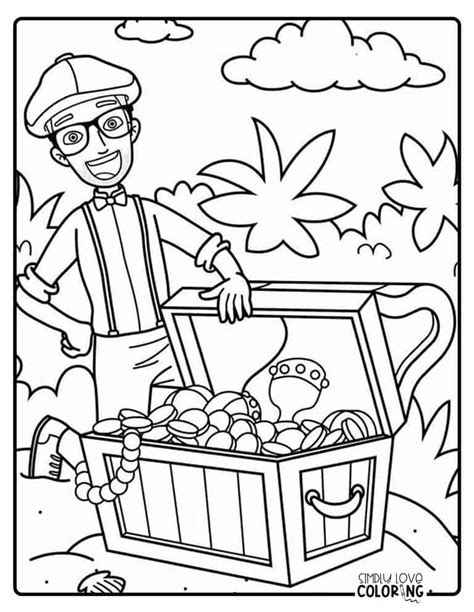 Blippi Coloring Pages (Free PDF Printables) - Simply Love Coloring