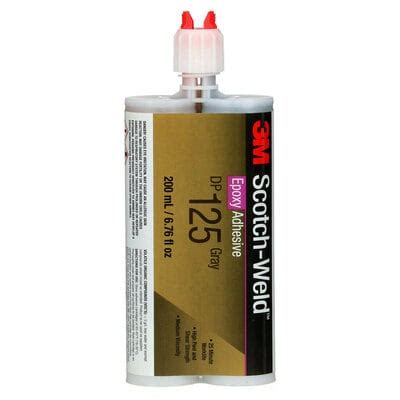 M Scotch Weld Epoxy Adhesive Dp Gray Ml Duo Pak Case