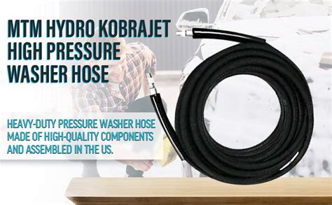 Amazon Mtm Hydro Kobrajet High Pressure Washer Hose Psi