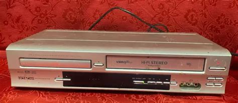 Hitachi Dv Pf E Dual Deck Dvd Player Vcr Vhs Video Cassette Recorder