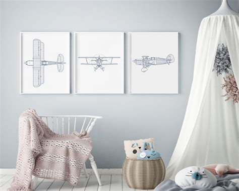 Before & After: Airplane Nursery Interior Design - Decorilla Online ...