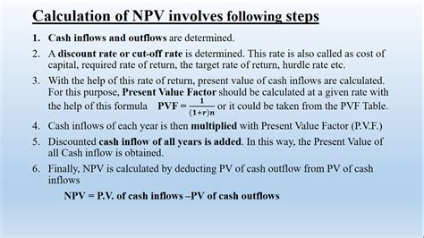 Net Present Value Method Of Capital Budgeting