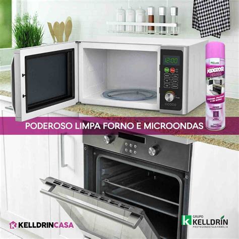 Poderoso Limpador Desengordurante Para Forno E Micro Ondas Kelldrin