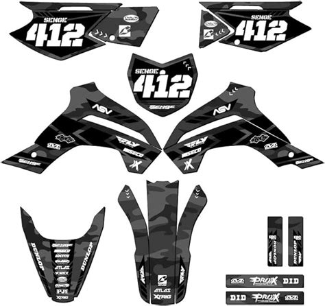 Amazon 2021 2022 KLX 140 R RL Apache Grey Senge Graphics Complete