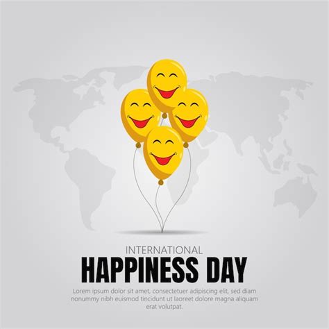 Premium Vector International Day Of Happiness Observed On March 20th