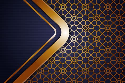 Background Gold Purple Islamic Pattern Graphic by noory.shopper · Creative Fabrica