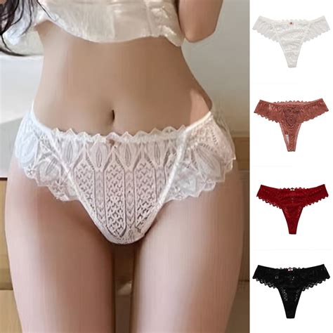 Panties For Women Pack Tummy Control Breathable Custom Letter Logo Low