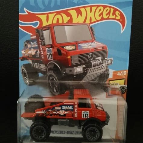 Jual Hotwheels Mercedes Benz Unimog 1300 Red Shopee Indonesia