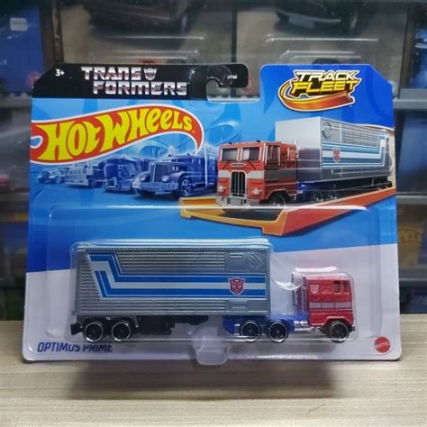 Hot Wheels Transformers Optimus Prime Track Fleet Shopee Philippines