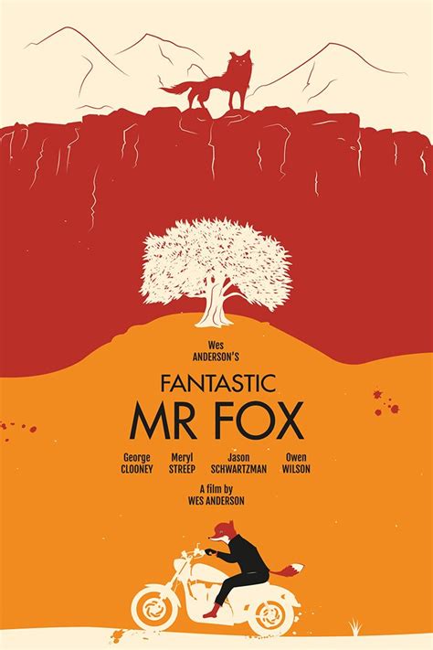 Movie Poster Fantastic Mr Fox