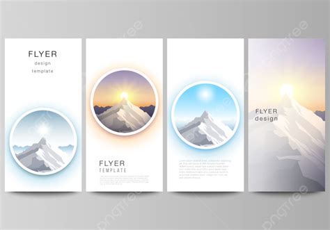 The Minimalistic Vector Illustration Of The Editable Layout Of Flyer Template Download on Pngtree