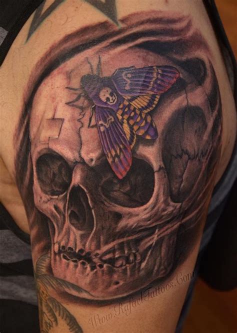 Purple Skull Tattoo