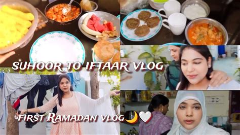 First Ramadan Vlogsuhoor To Iftaar Vlog My Simple First Roza Guyz