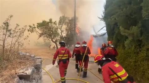 El Incendio De Vall D Ebo Sigue Causando Estragos En Alicante V Deo