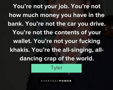 Fight Club Quotes You Are Not