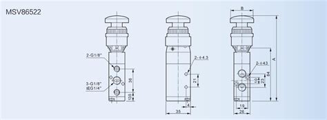 MSV Series Mechanical Valve – Wolun Pneumatic Products