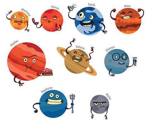 320 Funny Mercury Planet Cartoon Illustration Stock Illustrations