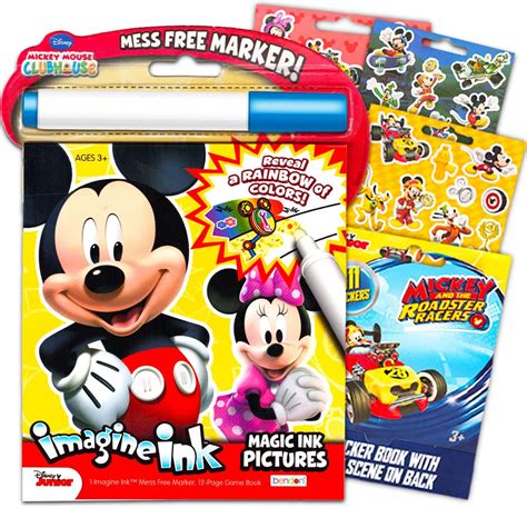 Disney Mickey Mouse Clubhouse Bundle Mit Imagine Ink Malbuch Und