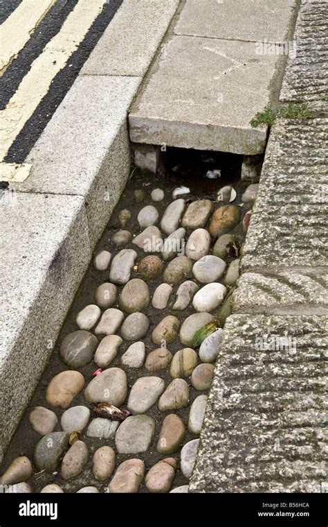 Drainage gully, UK Stock Photo - Alamy