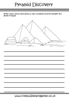 Egyptian Pyramid Worksheet